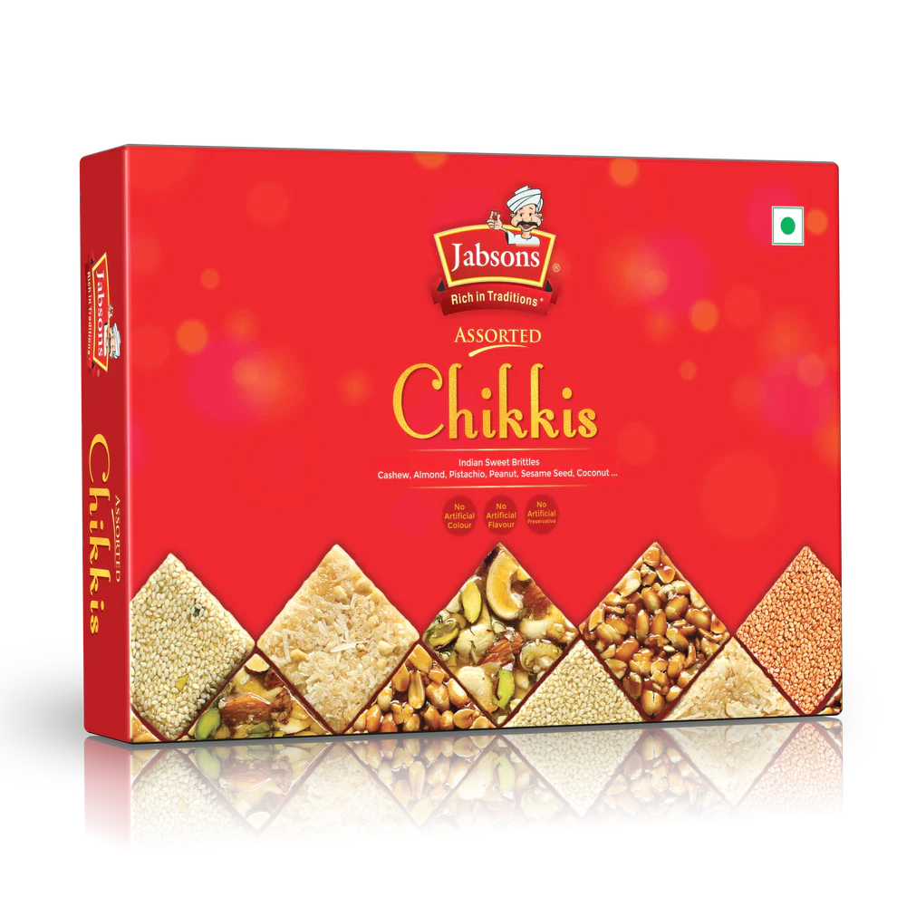 Jacobsons Assorted Chikkis 500g