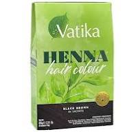 Vatika Henna Black & Brown hair Colour 60g (6 Sachets)