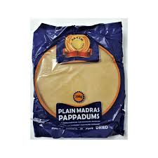 Annam plain madras pappadums 150g