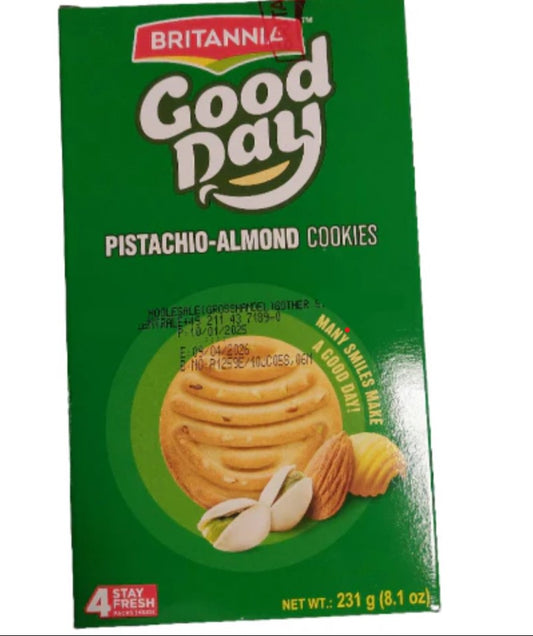 Britannia Good Day Pistachio Almond cookies 231g
