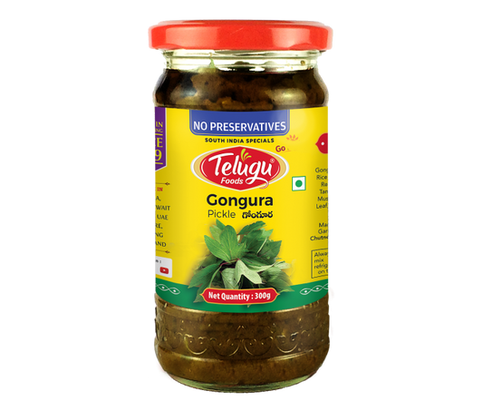 Telugu Foods Gongura Pickle 300g