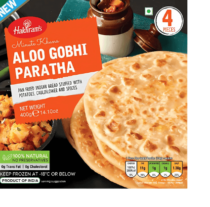Haldiram Aloo Gobhi Paratha 400G