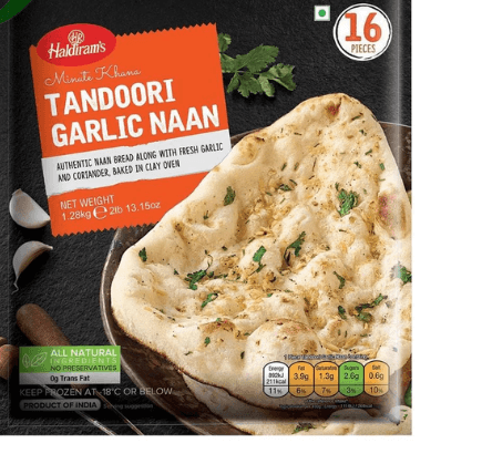Haldiram Tandoori Garlic Naan VP 1.2KG