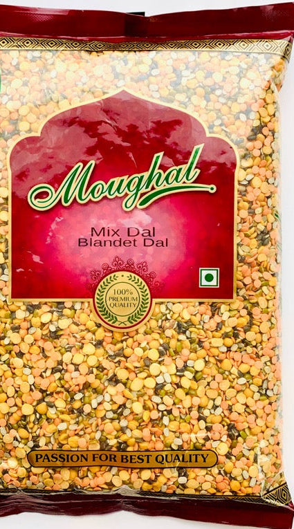 Bag of Moughal Mix Dal with a visible brand logo on a white background