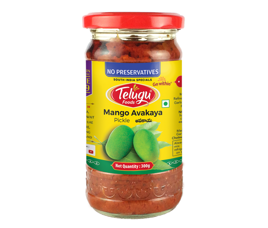 Telugu foods Mango Ginger pickle 300g