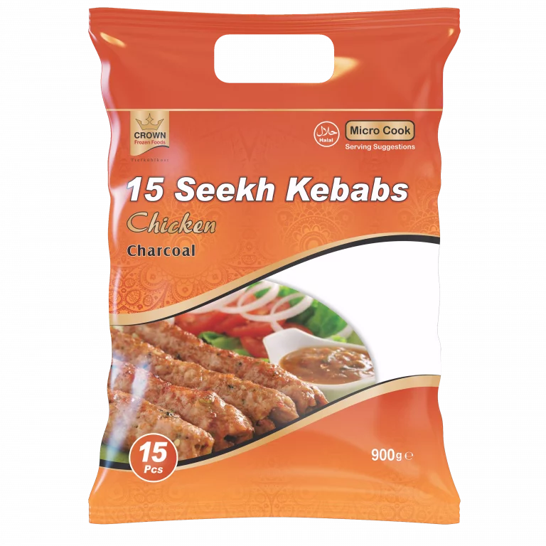 Crown Seekh Kebab Kylling 15 stk
