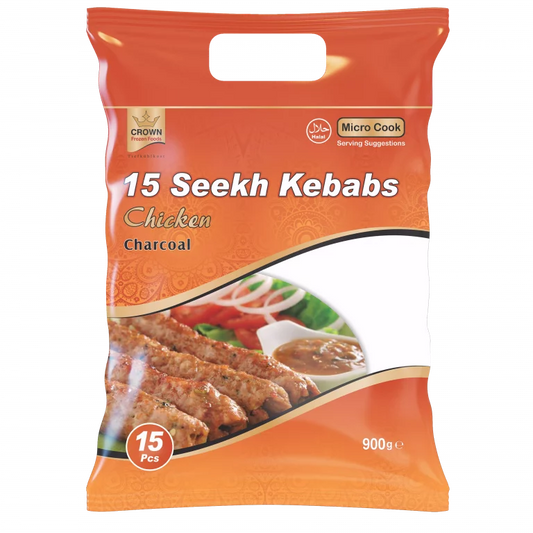 Crown Seekh Kebab Chicken 15pcs