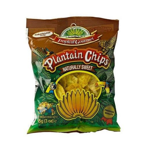 Tropiske Gourmet Søde Plantain Chips 85G