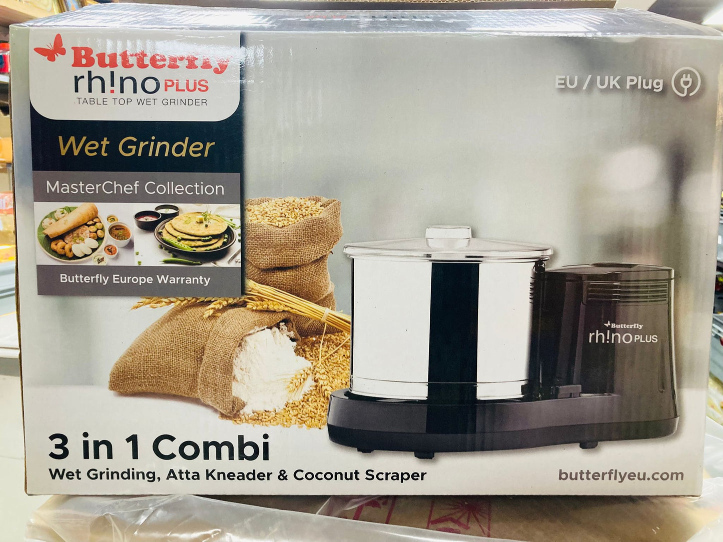 3 in 1 Grinder (Wet Grinding, atta Kneader & Coconut Scrapper