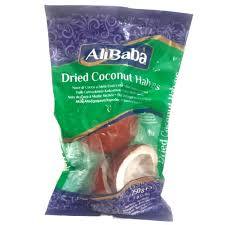 AliBaba Dried Coconut Halves 250G