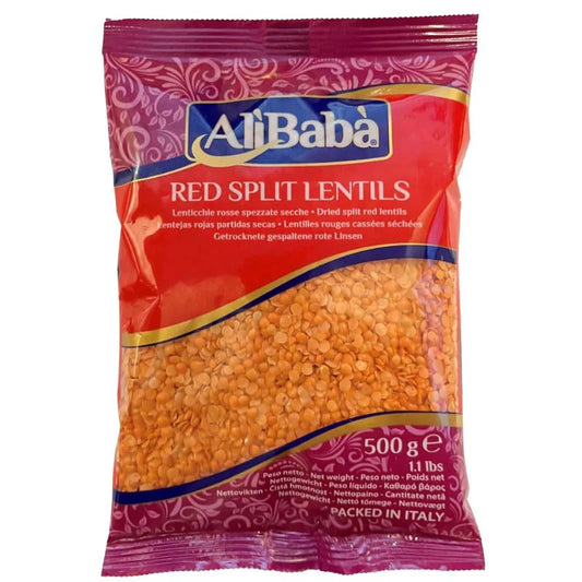 AliBaba Red Split Lentils 2KG